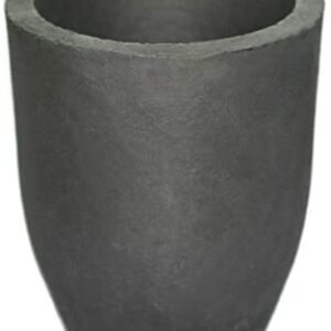 LLF Clay Graphite Crucible Foundry Cup Furnace Torch Melting Casting Refining Gold Silver Copper Brass Aluminum Lead Zinc and Alloys (#1 (Capacity 100ML))