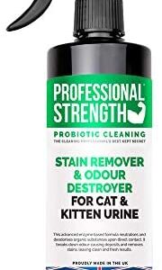 Professional Strength Cat Urine Destroyer to Rid Your Home of The Smell of cat Urine and Prevent Future Territory Marking