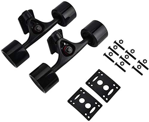 Demeras Skateboard Nut Skate Wheel Riser Pad Skateboard Truck Combo Set Core Trucks Conical for Longboard Skates for Skateboard - Image 9