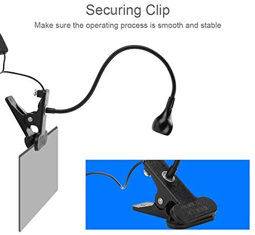 Hyuduo1 UV Glue Curing Lamp, USB 3W UV Ultraviolet LED Black Light Fixtures with Gooseneck, UV Glue Curing LED Lamp Light for Repairing Phones, Fluorescent Agent Detection - Image 6