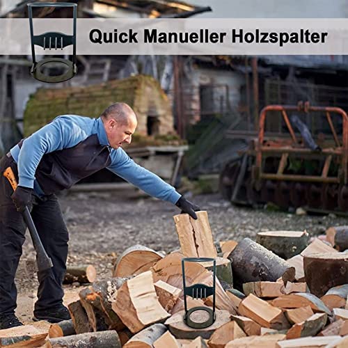 Firewood Splitter Tool, Portable firewood kindling splitter, Log Splitter For Home, Quick Manual Log Splitter No Sharp Edges, Log Splitter for Home Camping Outdoors - Image 5