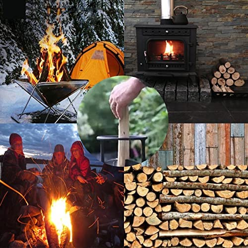 Firewood Splitter Tool, Portable firewood kindling splitter, Log Splitter For Home, Quick Manual Log Splitter No Sharp Edges, Log Splitter for Home Camping Outdoors - Image 6