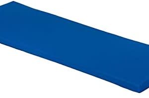 Gardenista Garden Bench Patio Pad | Bench Furniture Outdoor 2 Seater Cushion | Water Resistant Material | Comfortable Durable and Lightweight (Blue)