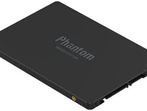 Verico Phantom Internal SSD SATA III 2.5" 2TB 3D NAND Turbo Boost SLC Cache Technology Hard Drive for Gaming 550MB/s Transfer Rates Black