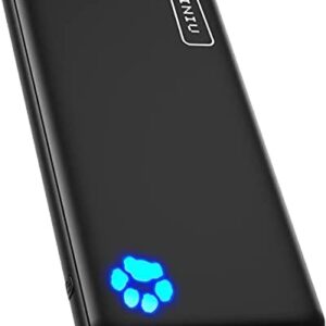INIU Power Bank, Slimmest & Lightest PowerBank USB C Triple 3A 10000mAh Portable Charger, High-Speed Charging Phone with Flashlight Battery Pack for iPhone 13 12 X Pro Samsung S21 S20 Xiaomi iPad etc