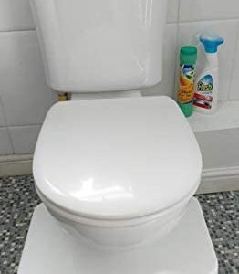 DevWoo 7" Bathroom Toilet Stool, Medically Tested Squatting Toilet Stool, Non-invasive Remedy for Haemorrhoids, Constipation, IBS, Flatulence, Bloating - Aligns Colon for Complete Bowel Movement