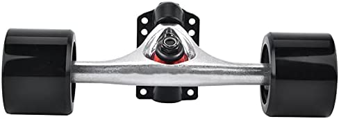 plplaaoo 2pcs/set Skateboard Truck, Skateboard Bearings,Skateboard Pads with Skate Wheel Riser Pad Bearing Hardware Accessory Skateboard, Tool Rise Pads Hardware Set - Image 2