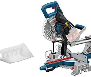 Bosch Professional BITURBO GCM 18V-216 cordless sliding mitre saw (saw blade dia.: 216 mm, excl. rechargeable batteries and charger, in cardboard box)
