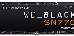 WD_BLACK SN770 1TB M.2 2280 PCIe Gen4 NVMe Gaming SSD up to 5150 MB/s read speed