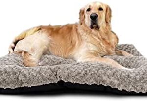 Victoria & Carter Large Dog Bed (102 x 70cm) Ultra Soft Pet Bed, Premium Plush Mattress Cushion For Medium Or Large Size Pets, Can Be Used For Dog Crate. Machine Wash & Dryer Friendly.