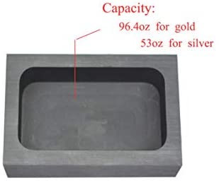 LLF Gold Silver Graphite Ingot Mold Mould Crucible for Melting Casting Refining (D3kg) - Image 3