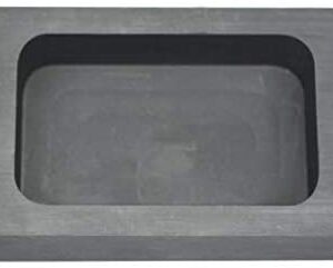 LLF Gold Silver Graphite Ingot Mold Mould Crucible for Melting Casting Refining (D3kg)