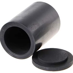 XMRISE Pure Graphite Crucible Cup with lid Furnace Mould Refining Supply Melting Metal Gold Silver Copper OD 4in H 5.2in