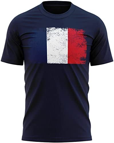 Purple Print House France Rugby Flag T Shirt, France Birthday Gifts for French Rugby Fan, Tournament Outfit Gift Idea, Football Nations Shirts for Men Women and Kids