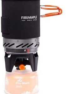 Fire-Maple FMS-X1 Camping Stove Gas System | Portable Pot / Jet Burner Outdoor Gas Cooking Essentials | Compact Equipment for Hiking Trekking Backpacking Fishing Hunting Bushcraft