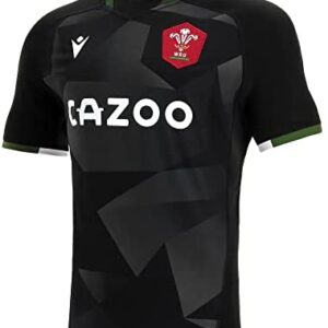 Macron Men's Welsh Rugby 2021/22 Away Replica Shirt Welsh Rugby 2021/22 Away Replica Shirt