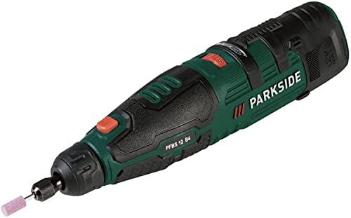 Parkside 12V Cordless Rotary Tool Multi Grinder for Drilling, milling, Grinding, polishing, Cleaning, Cutting and Engraving with 44 attachments - Image 2