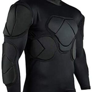 Men's Padded Football Protective Gear Set Training Suit for Soccer Rugby Basketball Paintball Rib Protector for men