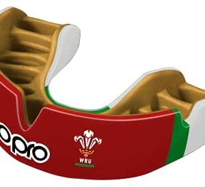 Opro Unisex's Power-Fit Mouthguard Mouth Guard, Red, Adult