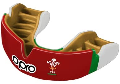 Opro Unisex's Power-Fit Mouthguard Mouth Guard, Red, Adult
