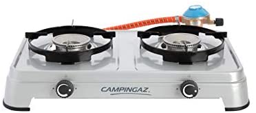 Campingaz Camping Cook CV Gas Stove, 2-Burner, Camping Stove, Operation with Gas Cartridge, Portable Gas Stove with 3600 W, Cartridge Stove with 2 Infinitely Adjustable Hotplates - Image 2