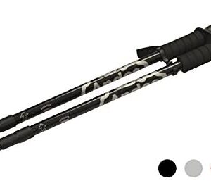 Andes Pair Of Telescopic Extending Adjustable Antishock Hiking/Walking Poles