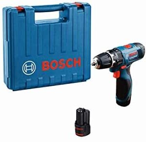 Bosch Professional 12V System Cordless Combi Drill GSB 120-LI (incl. 2x1.5 Ah Battery, Charger GAL 1210 CV, Carrying Case)