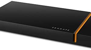 Seagate Firecuda Gaming SSD, 2 TB, External SSD, USB-C USB 3.2 Gen 2x2 NVMe, for PC Laptop, 3 year Rescue Services (STJP2000400)