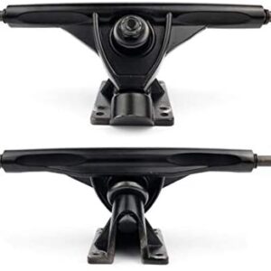 VJ Longboard Skateboard Trucks, 7inch 180mm, 50º Bases, Reverse Kingpin for Downhill, Pintail and Freeride (Set of 2)