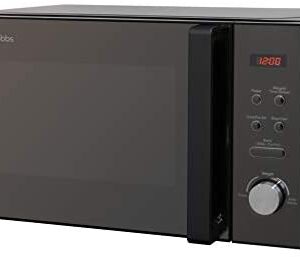 Russell Hobbs RHM2076B 20 Litre 800 W Black Digital Solo Microwave with 5 Power Levels, Automatic Defrost, 8 Auto Cook Menus, Clock & Timer, Easy Clean