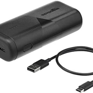 Amazon Basics Ultra-Portable Power Bank Battery with 18W USB-C Power Delivery - 10,000 mAh