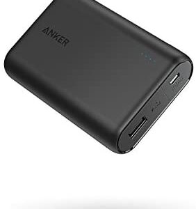 Anker PowerCore 10000mAh Power Bank, Small & Light Portable Charger, Ultra-Compact External Battery with Fast-Charging Technology for iPhone, Samsung Galaxy, and More