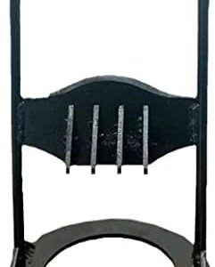 YAOJIA firewood splitter Wedges Heavy Duty Wood Splitter, Cast Iron Manual Log Splitter, Easy And Safe Cutting Logs For Home Fireplace Outdoor Camping,Black (Color : Black)