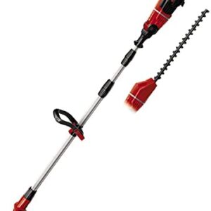 Einhell GE-HC 18 Li T Power X-Change 18V Cordless Multifunctional Garden Tool With Battery and Fast Charger | 2-in-1 High Reach Hedge Trimmer And Chainsaw | Pole Mounted Cutting Tool