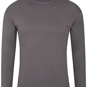 Mountain Warehouse Meribel Mens Thermal Baselayer Top - Combed Cotton Sweater, Roll Neck Jumper, Breathable, Quick Drying & Fitted Sleeves - for Everyday Winter Use