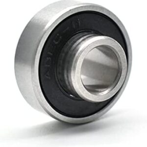 KOWSMQ 608-2rs Inline Roller Skate Wheel Bearing Skateboard Wheel Bearings 8x22x12.6mm with Shaft Parts (Color : Black, Number of Pcs : 10Pcs)