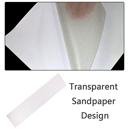 Skateboard Grip Tape Sheet Clear Skateboard Grip Tape Transparent Skateboard Sandpaper for Skating Board Longboarding - Image 5