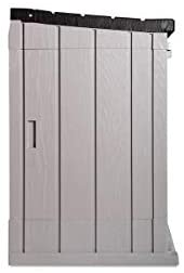 Toomax Storaway 842L Outdoor Plastic Storage Shed Box - Grey and Black - 130 x 75 x 110 cm - Image 9