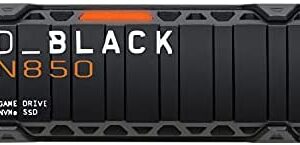 WD_BLACK SN850 2TB M.2 2280 PCIe Gen4 NVMe Gaming SSD with Heatsink - Works with PlayStation 5 up to 7000 MB/s read speed