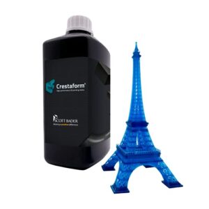 3D Printer Resin 1000g By Scott Bader | Crestaform® High Performance 3D Printing Resin | High Precision and Quick Curing 3D Resin For LCD/DLP/SLA 3D Printers | 1000g Rapid Blue | Made In The UK