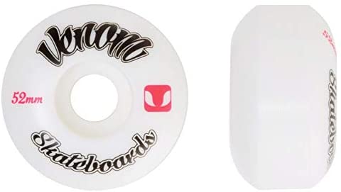 Venom Skateboards Wheels 99a Urethane for Street Skating Skateparks White Set of 4 Sizes 50 51 52 53 54 56 58 59 & 60mm - Image 2