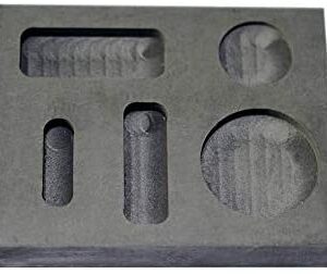 LLF Graphite Casting Ingot Mold Metal Refining Scrap Bar Coin Combo 1/4 1/2 1 oz