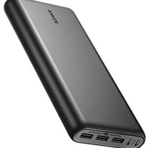 Anker Power Bank, PowerCore 26800mAh Portable Charger with Dual Input Port and Double-Speed Recharging, 3 USB Ports External Battery for iPhone, iPad, Galaxy, Android and Other Smart Devices