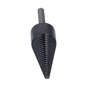 Wood splitter drill bit, firewood splitter drill high speed steel woodworking wood splitter for garden wood splitter for forest