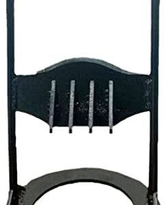 YAOJIA firewood splitter Wedges Heavy Duty Wood Splitter Cast Iron Manual Log Splitter, Cast Iron Easy Cutting For Home Camping Fireplace Outdoors,Black (Color : Black)