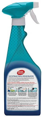 Simple Solution Extreme Cat Stain and Odour Remover | Enzymatic Cleaner with 3X Pro-Bacteria Cleaning Power - 500ml - Image 2