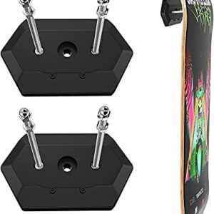 BOOSTEADY 2 Pack Skateboard Wall Mount Skateboard Hanger for Skateboard Deck Display and Storage, Floating Effect