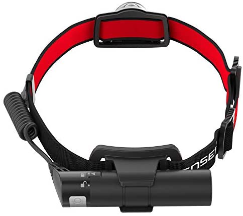Ledlenser Rechargeable Headlamp, Black/Red - Image 2
