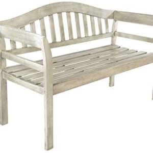 Gardensque Curved Garden Bench | Wooden Outdoor Bench | 3 Seater Wooden Garden Bench