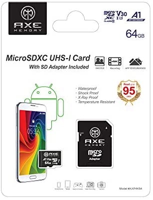 AXE MEMORY 64GB microSDXC Memory Card + SD Adapter with A1 App Performance, V30, UHS-I U3, 4K - Image 7